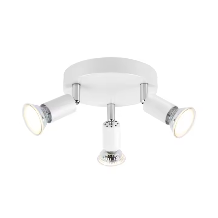 CBJKTX Luz de techo LED GU103 Focos de techo redondos modernos 350 °   Focos de techo para cocina, pasillo, dormitorio, blanco - 1