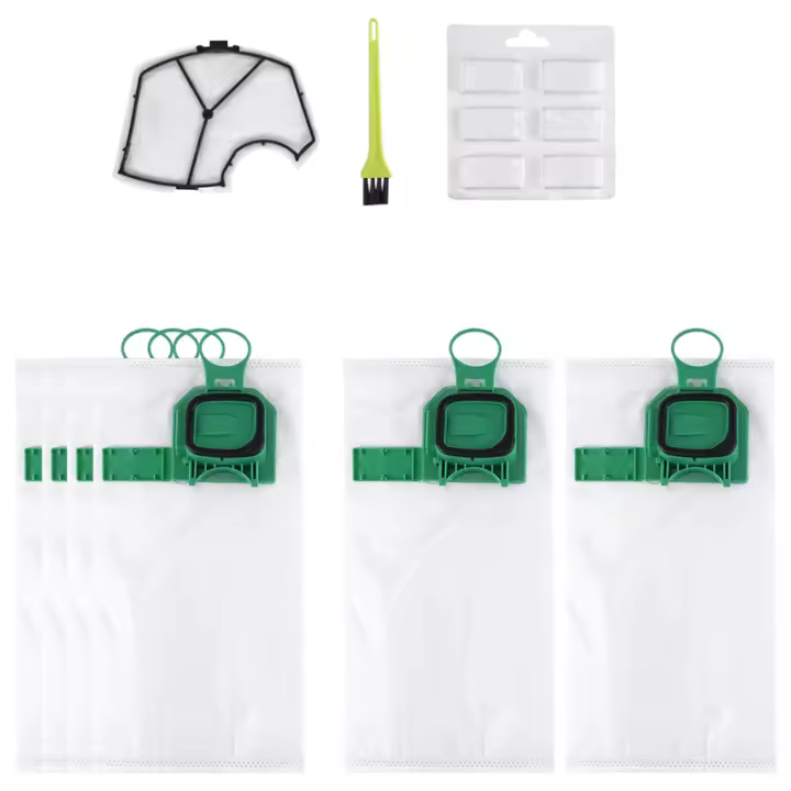 Bolsa para aspiradora Kobold, Kit Compatible con Vorwerk Kobold VK140 VK150-A - 1