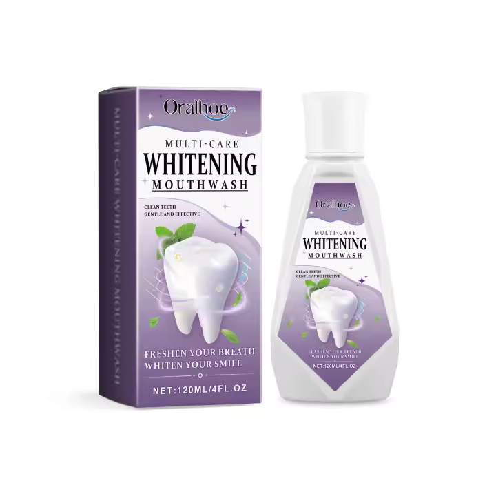 Enjuague bucal de menta, limpieza, cuidado de las manchas bucales, olor a encías, agua fresca y hermosa para los dientes - 1