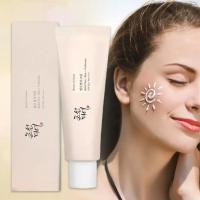 Loción de protección solar Protección solar de larga duración Crema blanqueadora de bloqueador solar ligera y no grasa Anti-UV Facial suave - details 8