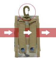 Riñonera táctica colgante multifuncional, ligera, de tela Oxford, impermeable, resistente al desgaste, para deportes al aire libre y montañismo - details 3