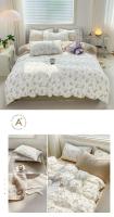 Funda de Edredón con Estilo Floral para Cama Individual 150 Cubiertas de Algodón para Cama de Reina Decoración de Hogar - details 16