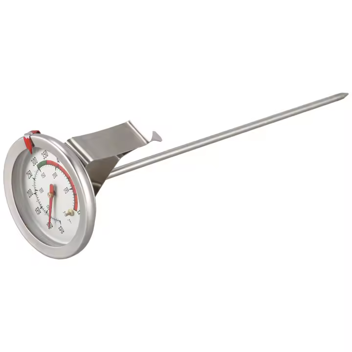Termómetro práctico de acero inoxidable para carne y pavo, dispositivo con Dial de 2 pulgadas para barbacoa, parrilla, olla, sartén, hervidor, 50 ℉-550 ℉(1 - 1