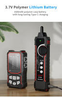 NOYAFA Buscador de Cables Multiuso Probador de Continuidad y QC Tester de Red POE - details 9