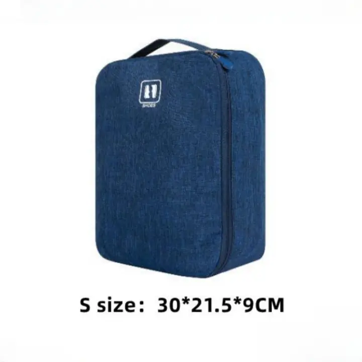 Bolsa de Zapatos de 3 Capas para Viajes Organizador de Almacenamiento en Caso de Mano para Hombres y Mujeres Bolsa de Equipaje de Nylon - 1