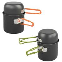 Cubierta de Cocina Portátil para Acampar al Aire Libre Utensilios de Picnic Antiadherentes Fáciles de Limpiar para 1-2 Personas Deportes y Exteriores - details 0