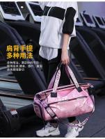 Bolsa de gimnasio de gran capacidad para mujer, bolso de viaje de separación, bolsa deportiva de Fitness, seca y húmeda - details 5