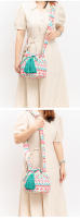 Bolso bandolera de lona para mujer, estilo étnico, bohemio con borlas - details 14