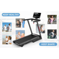 RUNOW con Inclinación, Perfecto como Cinta de Correr para Caminar y Correr en Casa, Cinta de Correr Plegable Compatible con Bluetooth y Personalizada - details 1