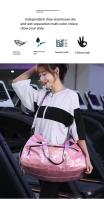 Bolsa de gimnasio de gran capacidad para mujer, bolso de viaje de separación, bolsa deportiva de Fitness, seca y húmeda - details 3