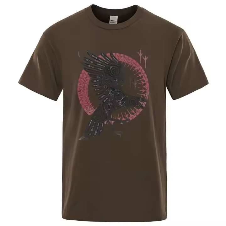 Camiseta de manga corta para hombre con estampado Viking Legend Ragnar, ropa informal, marca, estilo hip-hop, verano 2022 - 1