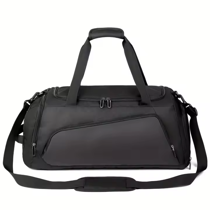 Bolsa de Baloncesto de Gran Capacidad Bolsas de Viaje para Deportes Almacenamiento de Zapatillas en Gimnasio Bolsillo Húmedo y Seco para Fitness Bolsa de Hombro Cruzada Estilo Duffle - 1