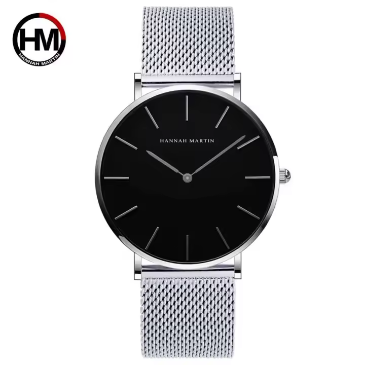 Reloj de Litio Japonés de Alta Gama Reloj de Mesa Negro para Hombres Automático - 1