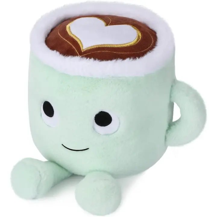 Peluches Latte, muñecos de almohada para tazas de café llenos de 30 cm, tazas suaves para amigos esponjosos, cojines para abrazos, regalos para cada edad... Latte) - 1