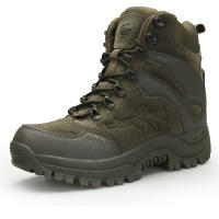Botas de Combate de Alta Calidad Para Hombre Zapatos de Trabajo de Cuero Genuino Adecuados Para Senderismo Camping y Montañismo - details 26