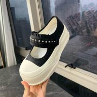 Suela de espuma Velcro Mary Jane zapatos nueva cabeza grande deportes pequeño blanco zapatos casual versátil solo zapatos - details 1