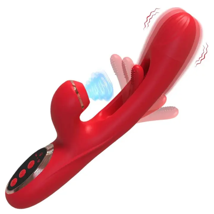 Vibrador de aleteo para mujer, estimulador de clítoris, juguete sexual potente, vibradores de succión de conejo para mujer - 1