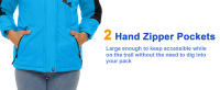 MAGCOMSEN-Chaqueta de esquí impermeable para mujer, abrigo de nieve con aislamiento, cálido, a prueba de viento, con capucha, forrado de lana, Invierno - details 11