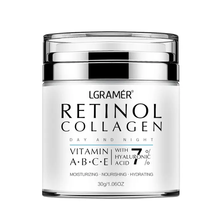 Crema Facial de Retinol Anti-Edad Hidratante y Removedor de Arrugas Colágeno Hialurónico - 1