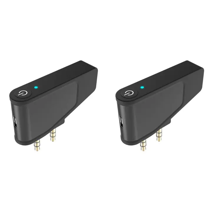 Adaptador de vuelo con Bluetooth 5,3, transmisor A2DP para auriculares inalámbricos con cancelación de ruido, Aonic 40 50, 2 uds. - 1