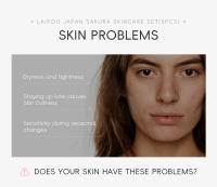 Set para el cuidado de la piel - JAPÓN SAKURA, Conjunto de Regalo para el Cuidado de la Piel para Mujer, Kit de 5 Piezas, Limpiador Facial, Tónico, Suero, Crema para Ojos, Crema Facial, para Mujeres Esposa Mamá - details 2