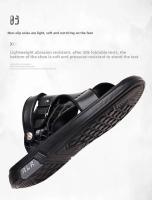 Sandalias de Verano para Hombres Suelas Gruesas, Estilo Casual, Zapatillas de Playa de Cuero Antideslizante, Doble Propósito - details 8