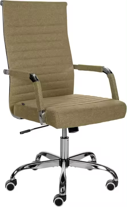 Silla De Oficina Amadora En Polipiel o Tela I Silla Ejecutiva con Ruedas y Reposabrazos I Silla De Escritorio, Color:marino claro, Material:Cuero Sintético - 1