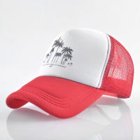 Gorras de béisbol de malla triangular en relieve para mujer, gorras Snapback de malla transpirable, gorras deportivas informales rojas y negras, gorra Unisex para hombre y pesca - details 34