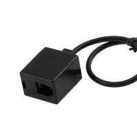 RJ9 4P4C conector de puerto macho a hembra doble, adaptador de auriculares, Cable de extensión de teléfono - details 1