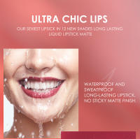 Juego de maquillaje de lápices labiales de 12 piezas, 6 líquidos mate + 6 delineadores, kit de brillo de labios resistente al agua de larga duración - details 3