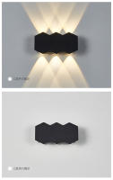 Lámpara de pared interior/exterior moderna LED de aluminio, iluminación para decoración del hogar - details 1