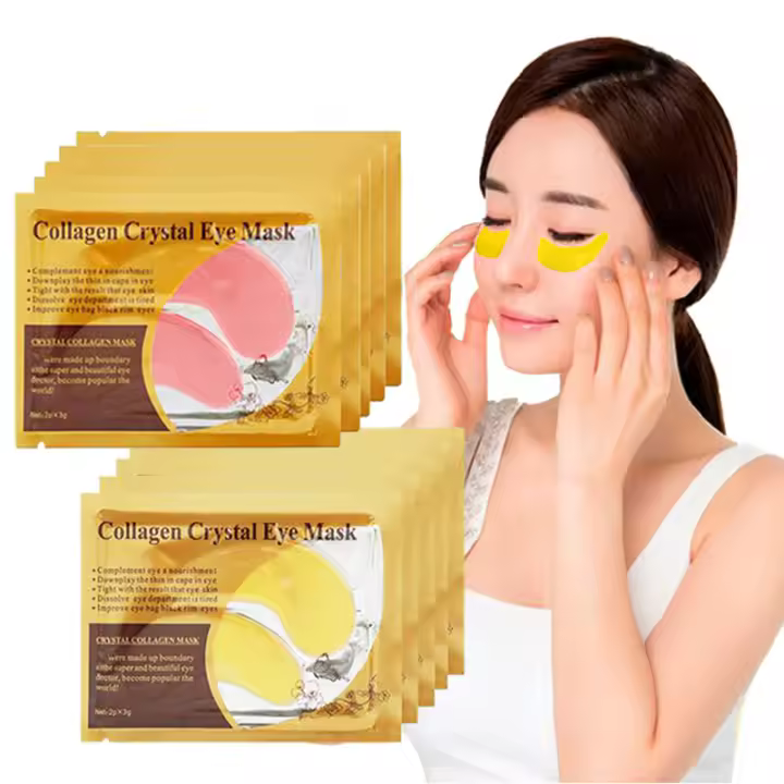 Mascarillas de Ojos de Colágeno Dorado Productos de Cuidado de la Piel para Reafirmar, Hidratar, Nutrir 5/10/20/30 Pares - 1