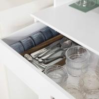 Cómoda Armario de Almacenamiento Buffet de Cocina L90 x D40 x H148cm - details 7