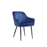 Silla de Comedor, Silla con Reposabrazos, Sillón Tapizado de PU con Efecto Vintage, Capacidad de Carga de 110 kg, para Comedor, Dormitorio, Sala de Estar, Marrón LDC085K01 - details 6