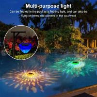 Luz LED flotante para piscina solar IP68, impermeable, patrón de peces, proyector de fuente, fuente de luz, decoración de jardín - details 0
