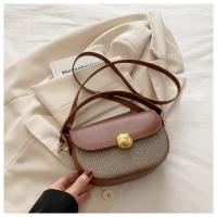 Bolso cruzado de lentejuelas de estilo coreano a la moda, bolso de sillín de Pu de medio círculo, correa ajustable, bolso de hombro de gran capacidad para mujer - details 6