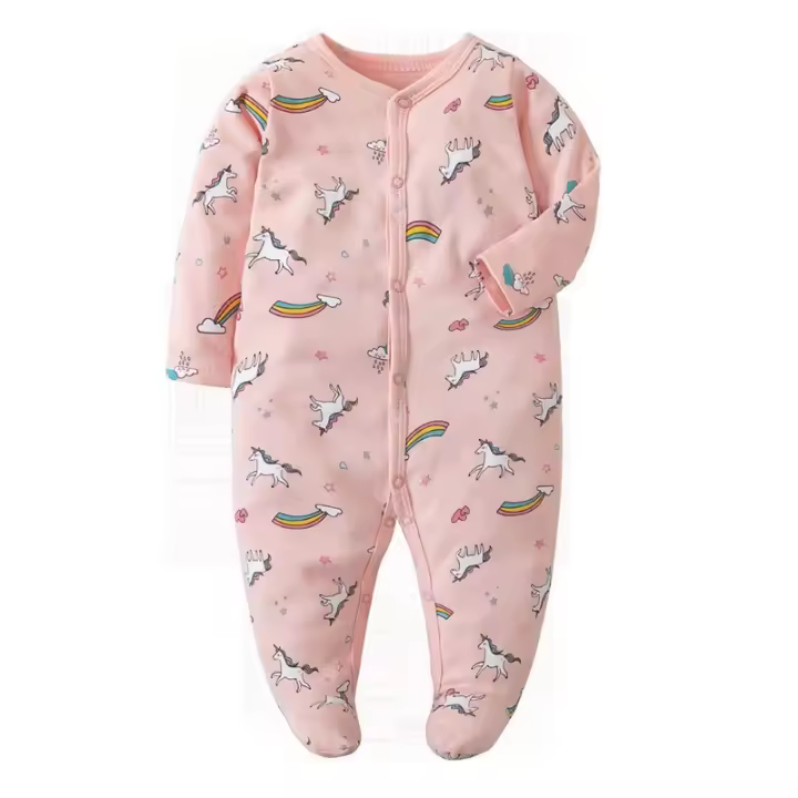 Mono de manga larga para recién nacido, ropa de algodón para bebé - 1