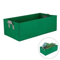 Cama alta de tela para jardín, bolsa de fieltro cuadrada para plantar flores, ETA de verduras con asa, plantación, 1 pieza - details 2