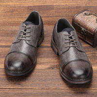 Zapatos casuales de negocios tendencia retro zapatos de cuero de gran tamaño - details 81