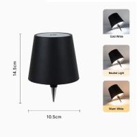 Lámpara LED inalámbrica para botella de vino, jarrón recargable, atenuación de luz Led, lámpara de fiesta USB, lámpara de mesa con Control táctil, luz nocturna decorativa - details 8