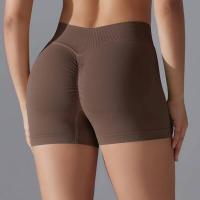 Pantalones cortos de yoga sin costuras para mujer, pantalones cortos deportivos que levantan los glúteos, transpirables, de secado rápido - details 22