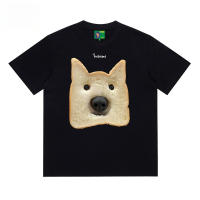 (cachorro de pan) cachorro divertido, camiseta de algodón de alta calidad 320g - details 1