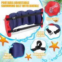 Cinturón de flotación para piscina para adultos, accesorio ajustable, ayuda para Entrenamiento de natación, 1 unidad - details 5