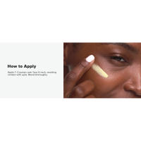 To apply, use fingers &apply a liberal amount to face & neck