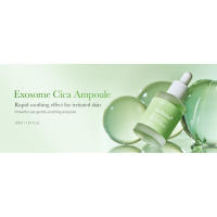 Medicube Exosome Cica Tea Tree Ampolla para pieles sensibles con Centella Asiatica ayuda a reducir el enrojecimiento y los brotes. - details 1