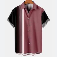 Camisas de hombre Camisa a rayas Camisas de manga corta - details 1