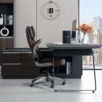 Silla de Oficina Ejecutiva Ergonómica Altura Ajustable, Resalto Alto, Brazos, Ruedas, Negro - details 17