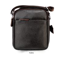 Bolso bandolera para hombre, piel auténtica de becerro, suave,bandolera cruzada de hombro, informal - details 19