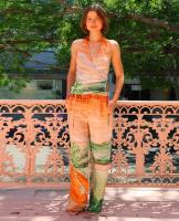 Conjunto de Pantalón Ancho y Cintura Alta con Chaleco de Correa V Moda Casual para Mujeres 2025 - details 0
