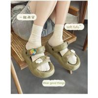 Sandalias de Playa Suaves y Antideslizantes Pantuflas de Moda para Mujeres con Suela Gruesa - details 10